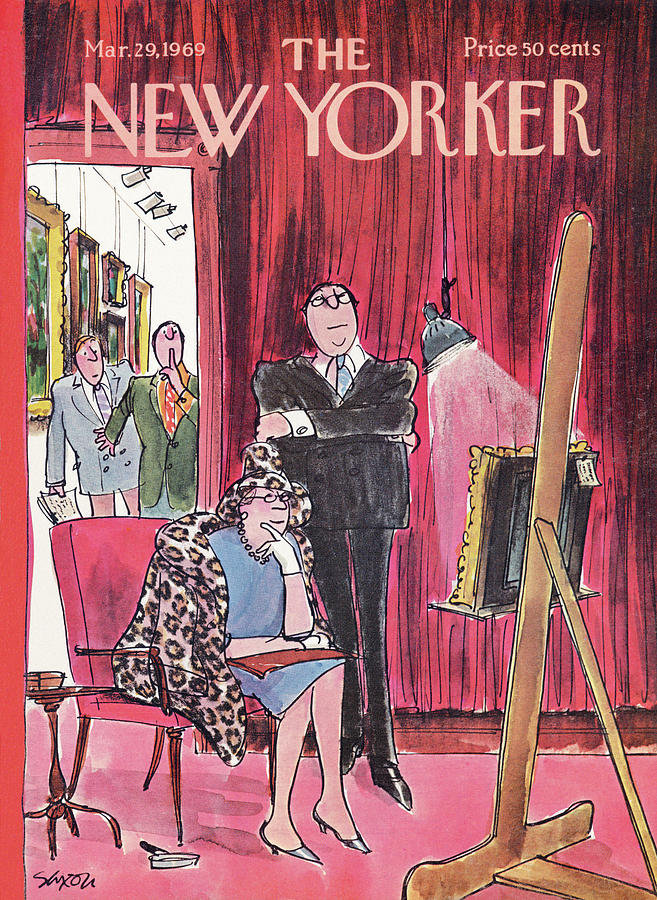 New Yorker March 29th, 1969 Painting by Charles Saxon