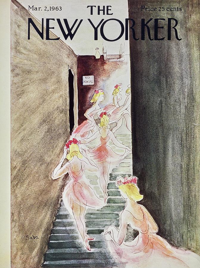 New Yorker March 2nd 1963 Painting by Susanne Suba