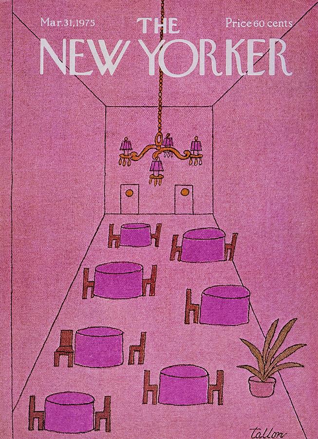 New Yorker March 31st 1975 Painting by Robert Tallon