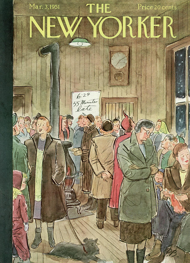 New Yorker March 3rd, 1951 Painting by Perry Barlow