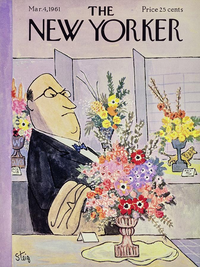 New Yorker March 4th 1961 Painting by William Steig