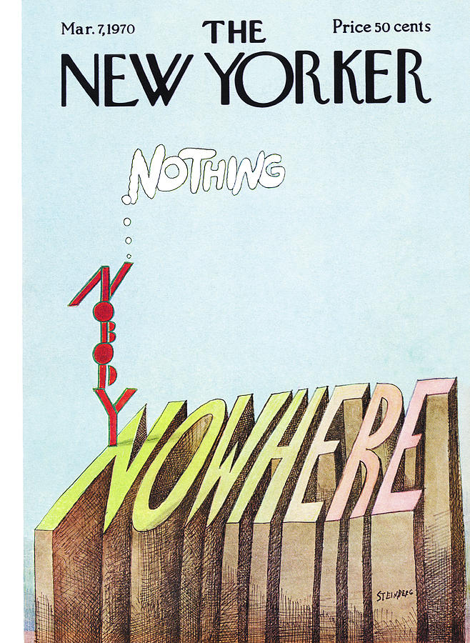 New Yorker March 7th, 1970 Painting by Saul Steinberg