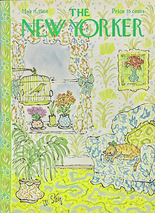 New Yorker May 11th 1968 Painting by William Steig