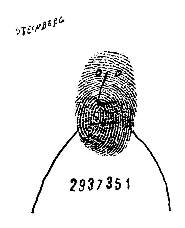 New Yorker May 15th, 1954 Drawing by Saul Steinberg