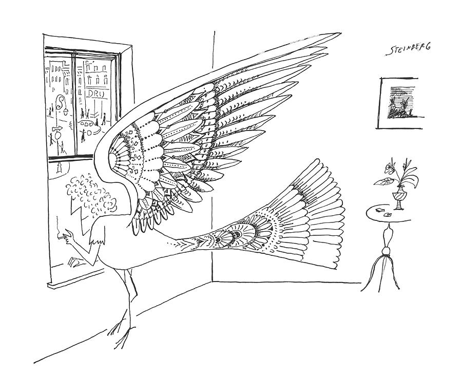 New Yorker May 18th, 1963 Drawing by Saul Steinberg New Yorker May 18th, 1963 Drawing by Saul Steinberg