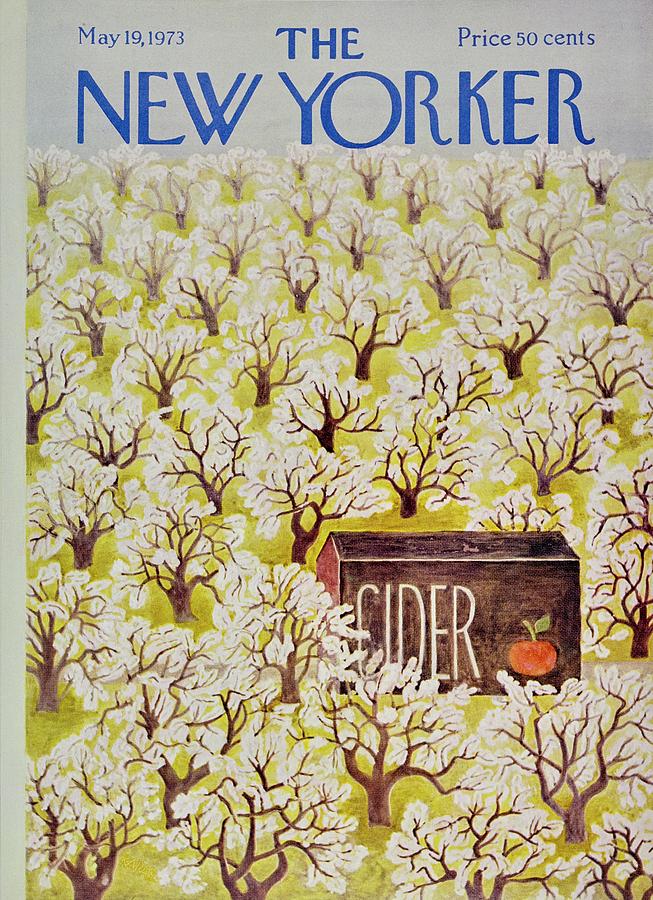 New Yorker May 19th 1973 Painting by Ilonka Karasz