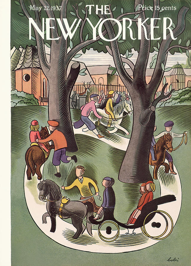 New Yorker May 22, 1937 Painting by Victor Bobritsky