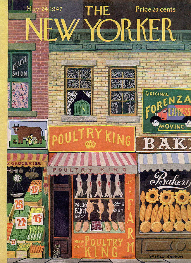 New Yorker May 24th, 1947 Painting by Witold Gordon