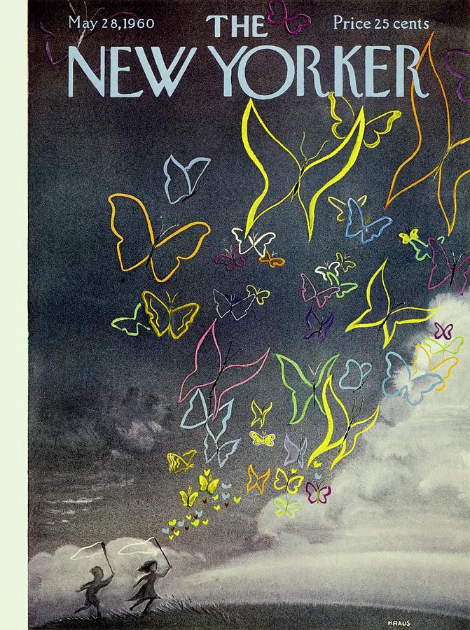 New Yorker May 28th 1960 Painting by Robert Kraus