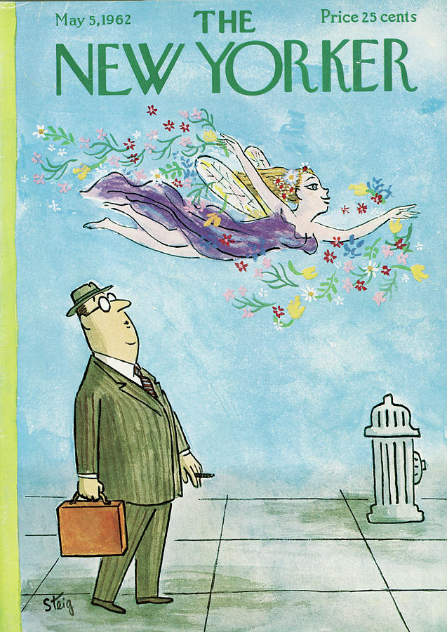New Yorker May 5th, 1962 Painting by William Steig