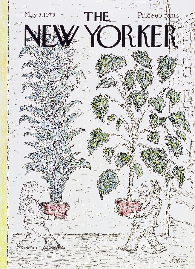 New Yorker May 5th 1975 Painting by Edward Koren
