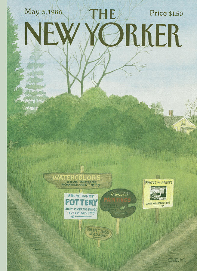 New Yorker May 5th, 1986 Painting by Charles E Martin