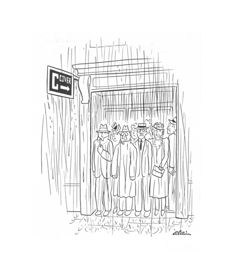 New Yorker May 8th, 1943 Drawing by Alain