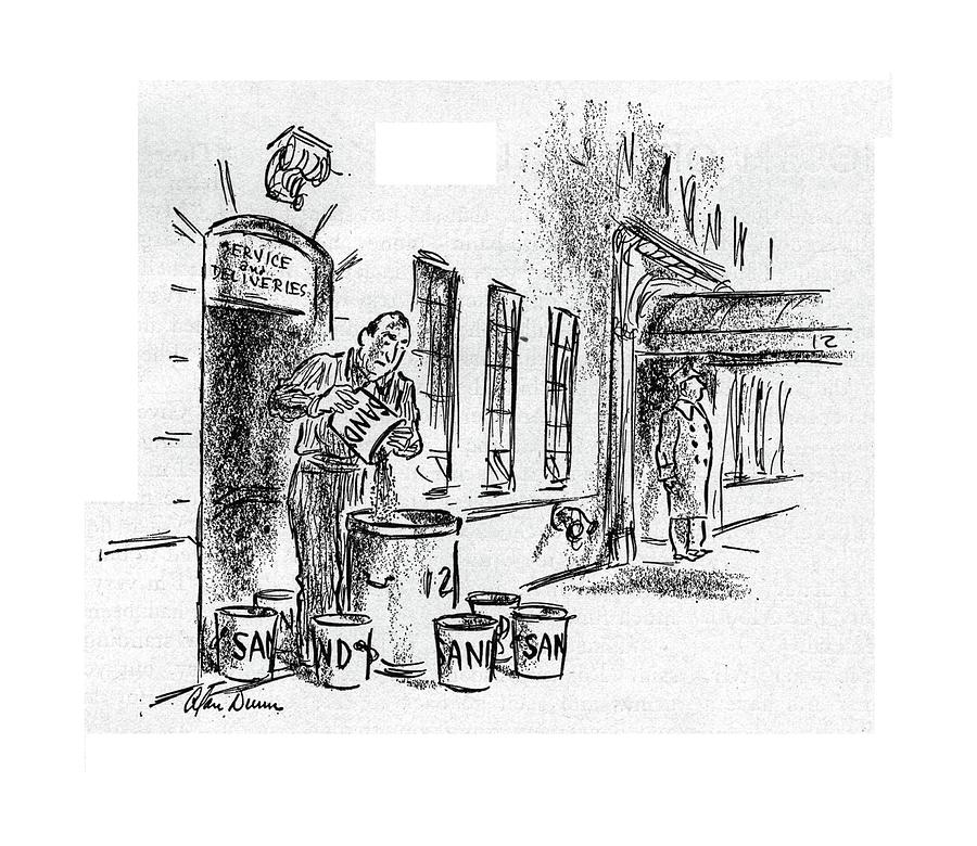 New Yorker November 11th, 1944 Drawing by Alan Dunn
