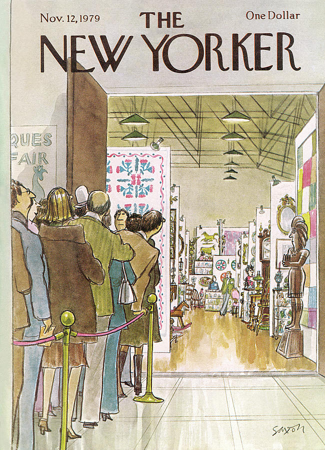 New Yorker November 12th, 1979 Painting by Charles Saxon