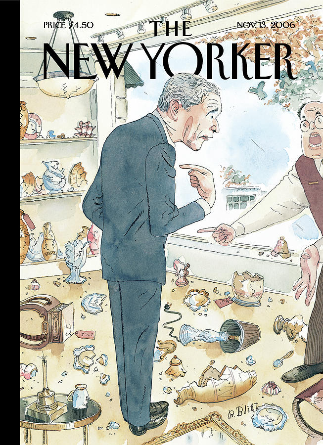 You Broke It, You Own It Painting by Barry Blitt