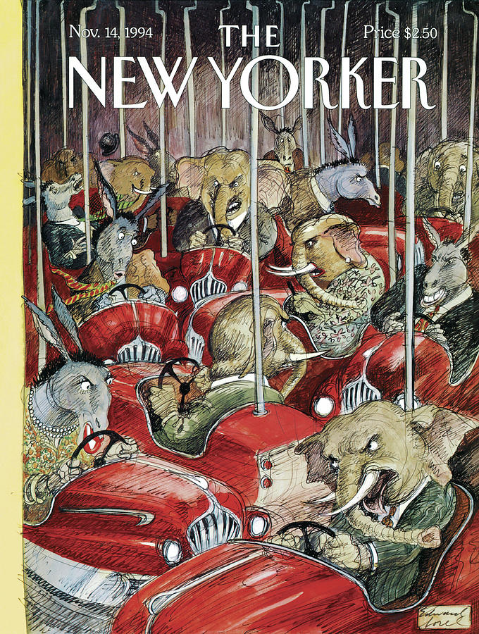New Yorker November 14th, 1994 Painting by Edward Sorel