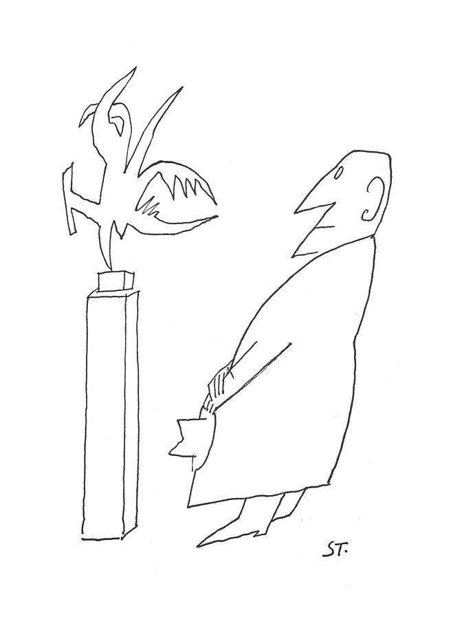 New Yorker November 16th, 1957 Drawing by Saul Steinberg