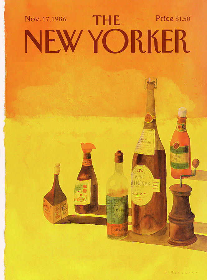 New Yorker November 17th, 1986 Painting by Abel Quezada New Yorker November 17th, 1986 Painting by Abel Quezada