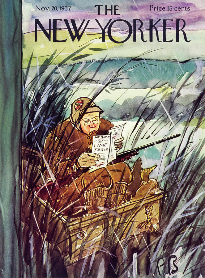 New Yorker November 20 1937 Painting by Perry Barlow New Yorker November 20 1937 Painting by Perry Barlow