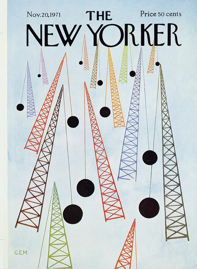 New Yorker November 20th 1971 Painting by Charles Martin