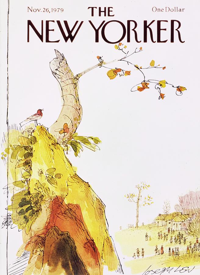 New Yorker November 26th 1979 Painting by Joseph Low