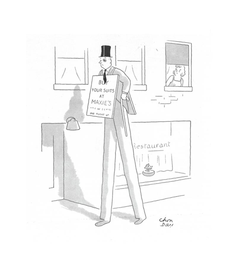 New Yorker November 27th, 1943 Drawing by Chon Day