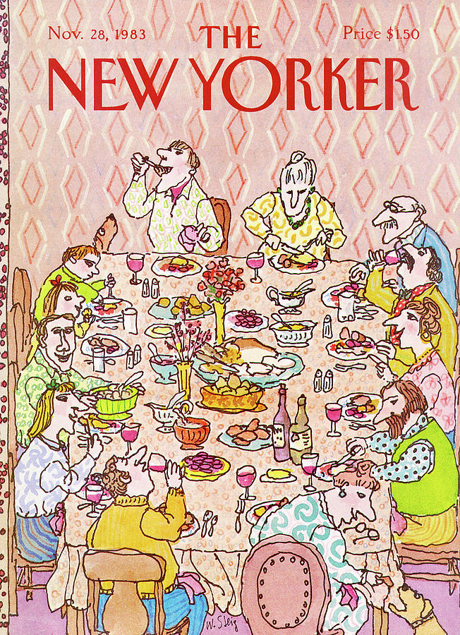 New Yorker November 28th, 1983 Painting by William Steig