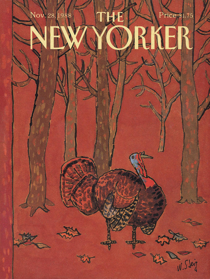 New Yorker November 28th, 1988 Painting by William Steig