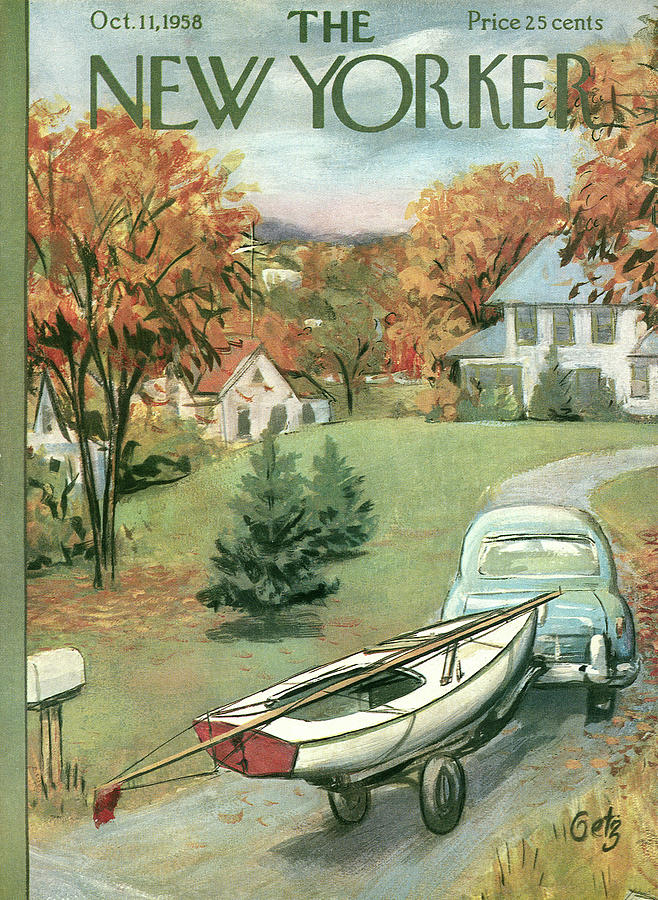 New Yorker October 11th, 1958 Painting by Arthur Getz