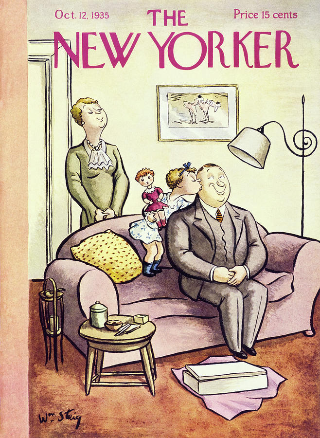 New Yorker October 12 1935 Painting by William Steig