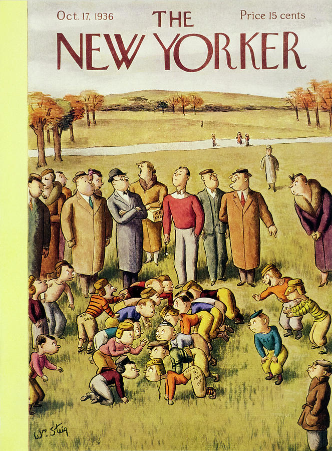 New Yorker October 17 1936 Painting by William Steig