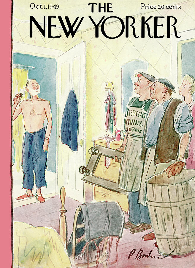 New Yorker October 1st, 1949 Painting by Perry Barlow