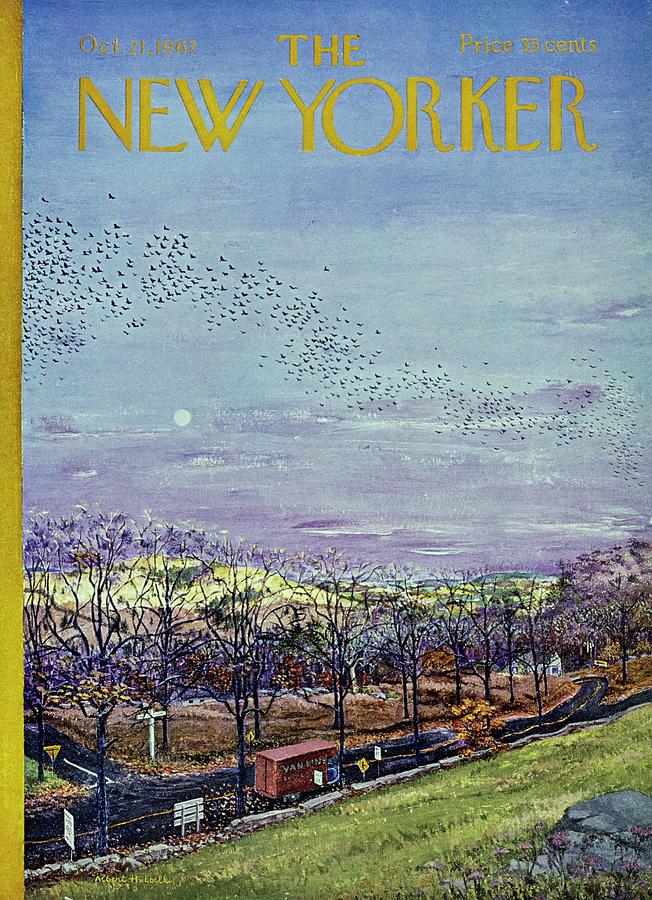 New Yorker October 21st 1967 Painting by Albert Hubbell