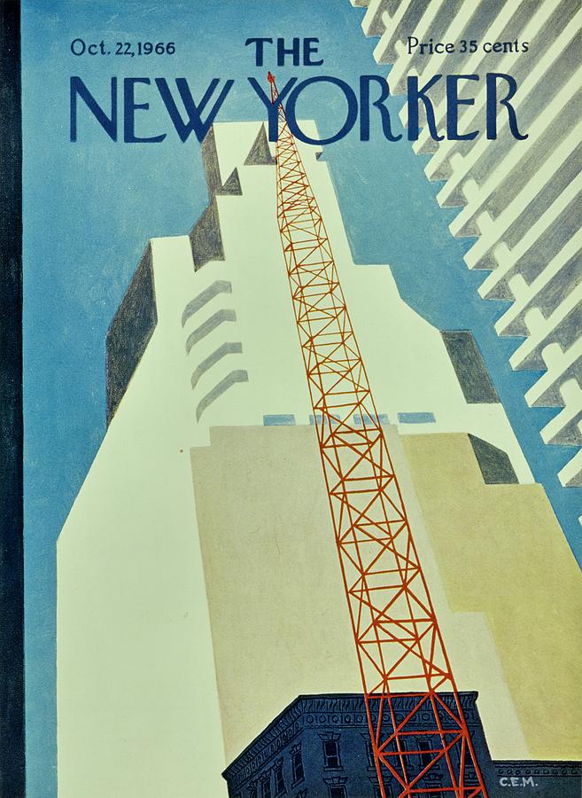 New Yorker October 22nd 1966 Painting by Charles E Martin