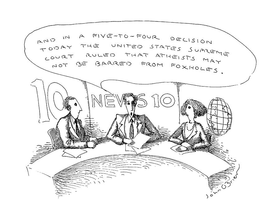 New Yorker October 22nd, 1990 Drawing by John OBrien