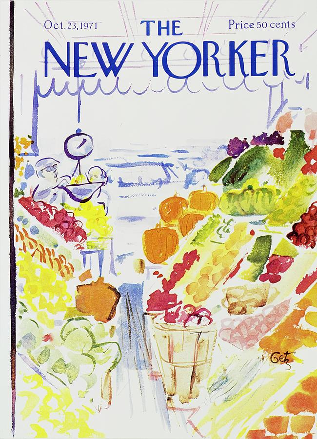 New Yorker October 23rd 1971 Painting by Arthur Getz