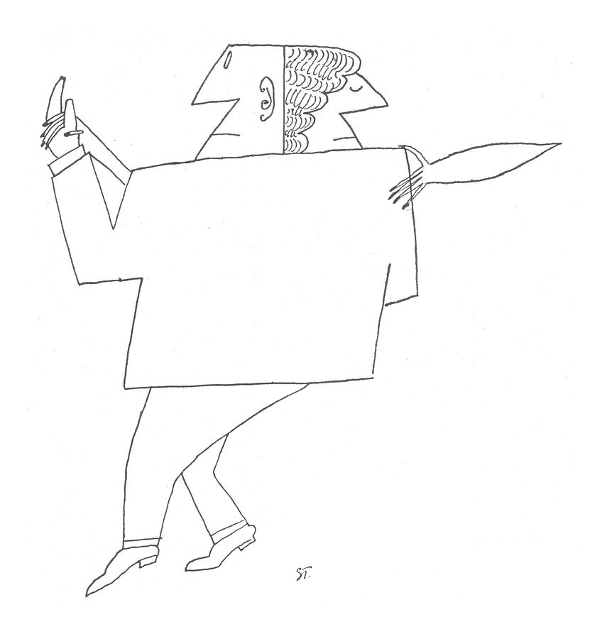 New Yorker October 24th, 1953 Drawing by Saul Steinberg