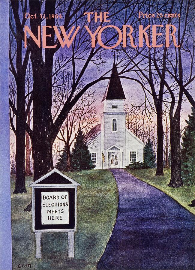 New Yorker October 31st 1964 Painting by Charles E Martin New Yorker October 31st 1964 Painting by Charles E Martin