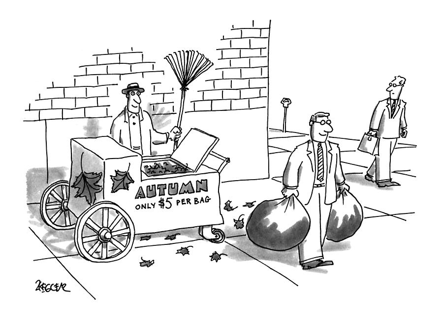 New Yorker October 31st, 1994 Drawing by Jack Ziegler New Yorker October 31st, 1994 Drawing by Jack Ziegler