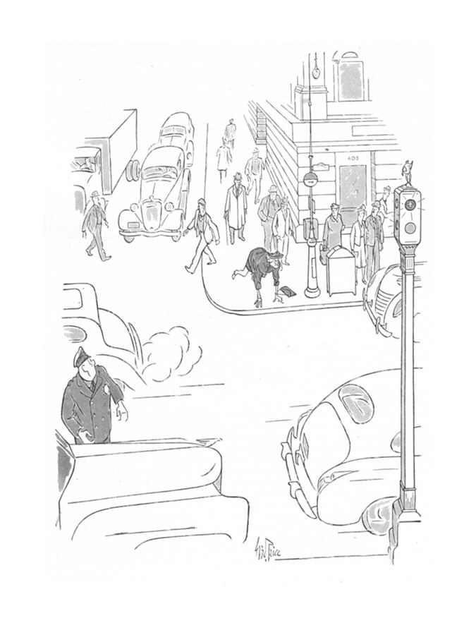 New Yorker October 3rd, 1942 Drawing by George Price