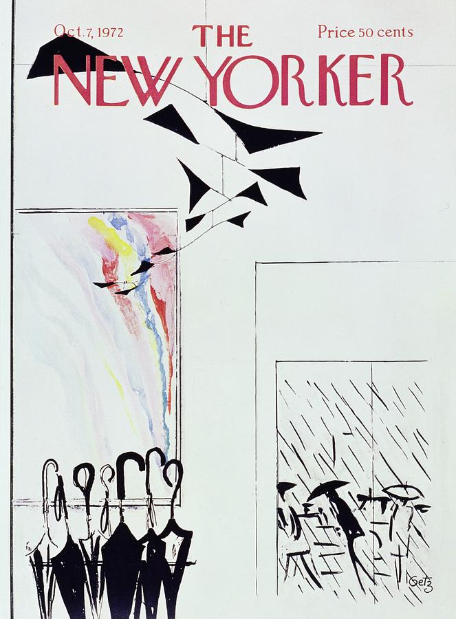New Yorker October 7th 1972 Painting by Arthur Getz