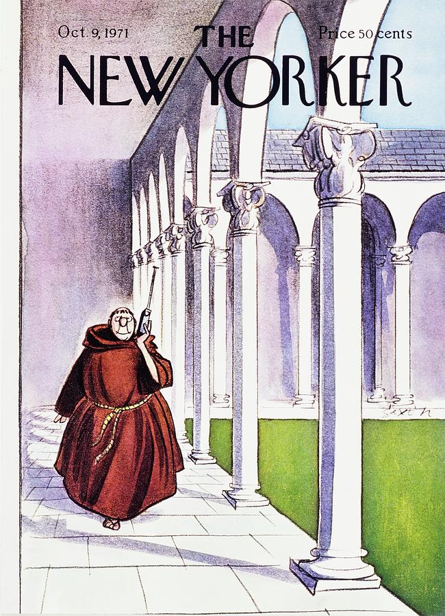 New Yorker October 9th 1971 Painting by Charles D Saxon