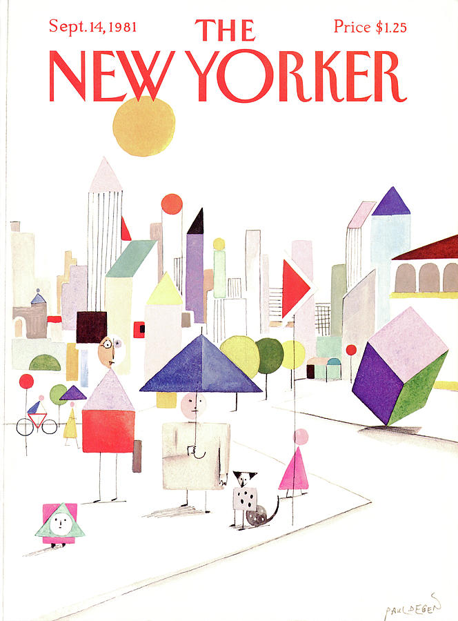New Yorker September 14th, 1981 Painting by Paul Degen New Yorker September 14th, 1981 Painting by Paul Degen