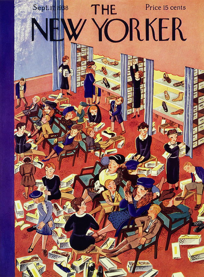 New Yorker September 17 1938 Painting by Ilonka Karasz