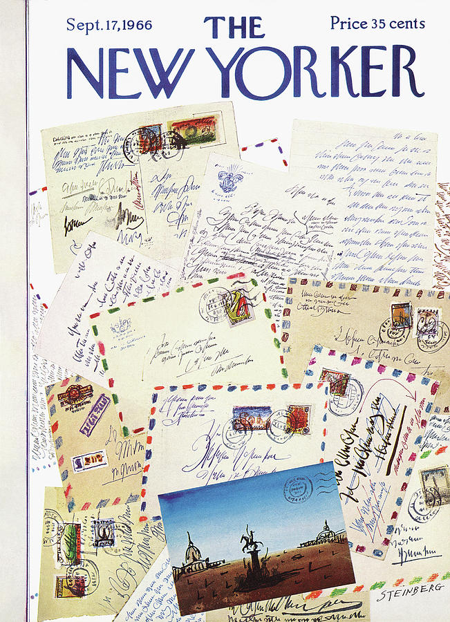 New Yorker September 17th, 1966 Painting by Saul Steinberg