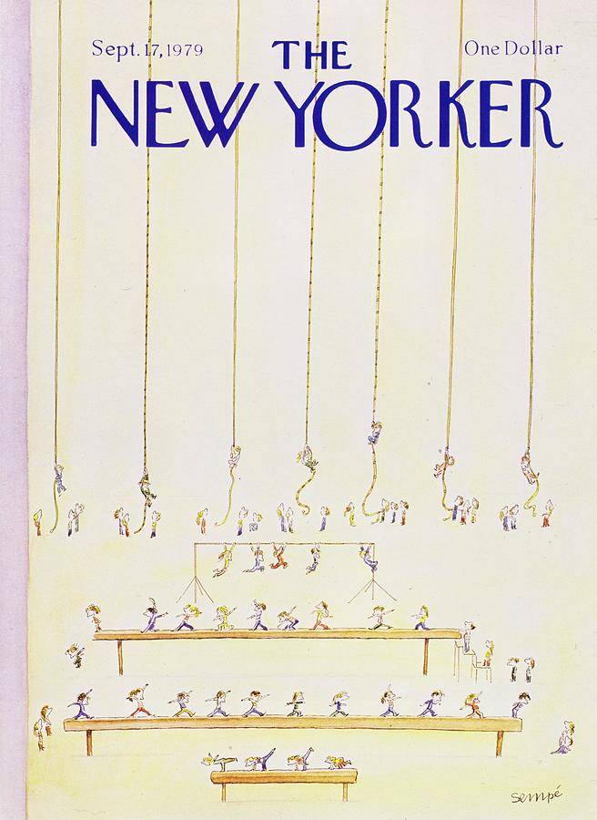 New Yorker September 17th 1979 Painting by JJ Sempe New Yorker September 17th 1979 Painting by JJ Sempe