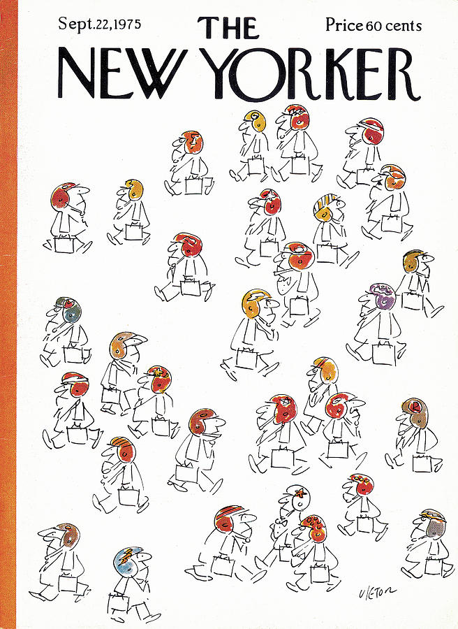 New Yorker September 22nd, 1975 Painting by Dean Vietor