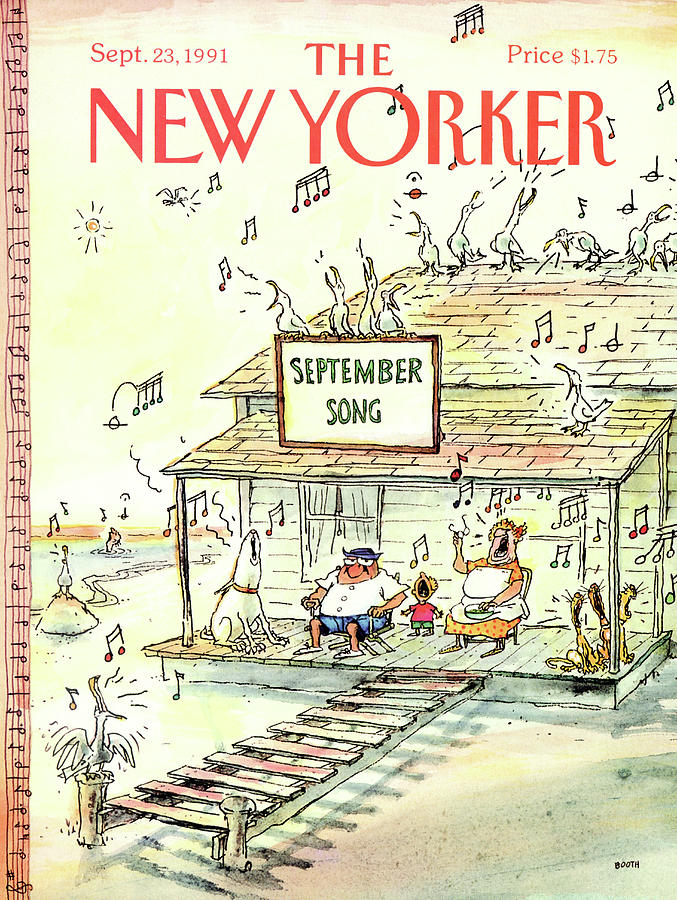 New Yorker September 23rd, 1991 Painting by George Booth