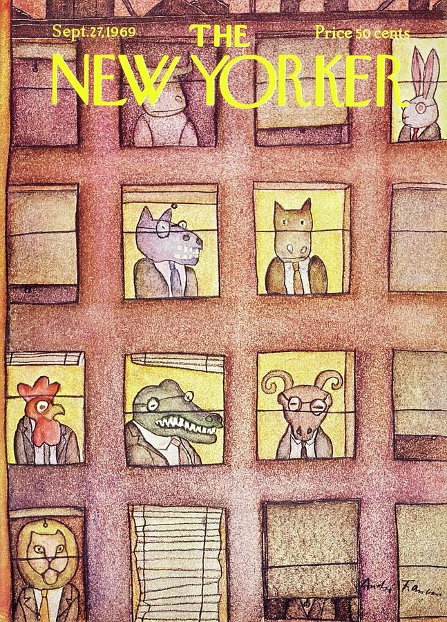 New Yorker September 27th 1969 Painting by Andre Francois